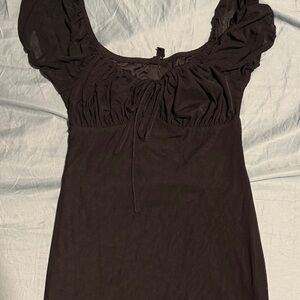 a'gaci Black Mini Dress